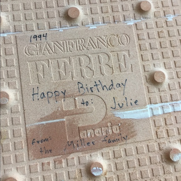 Gianfranco Ferre Sun Tile with Yellow and Blue Accents - Picture 4 of 5